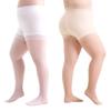 Women Plus Size 20 Denier Sheer Tights High Waist Nylon Pantyhose Super Elastic Xl-4Xl Large Size For Big Ladies 150Kg/330Lbs