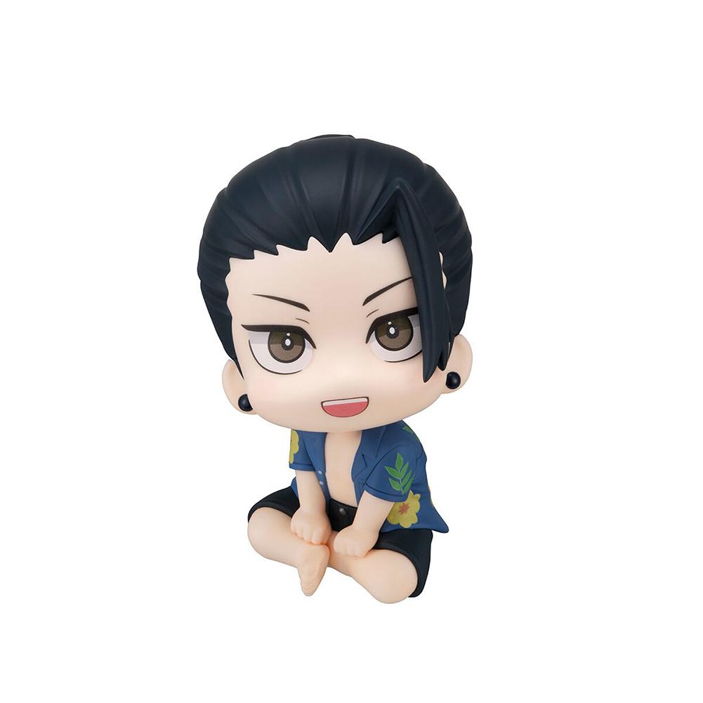 Anime JJK Figure Summer Gojo Satoru Action Figures PVC Mini Edition Models Geto Suguru Figurine JJK Beach casual wear Gifts 12cm