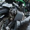 Carbon Fiber Motorcycle Tail Exhaust Pipe Muffler Heat Cover for Kawasaki Z900 2017-2026