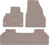 Beige Velours-Fußmatten für: Mercedes Citan Kombivan (2012-)