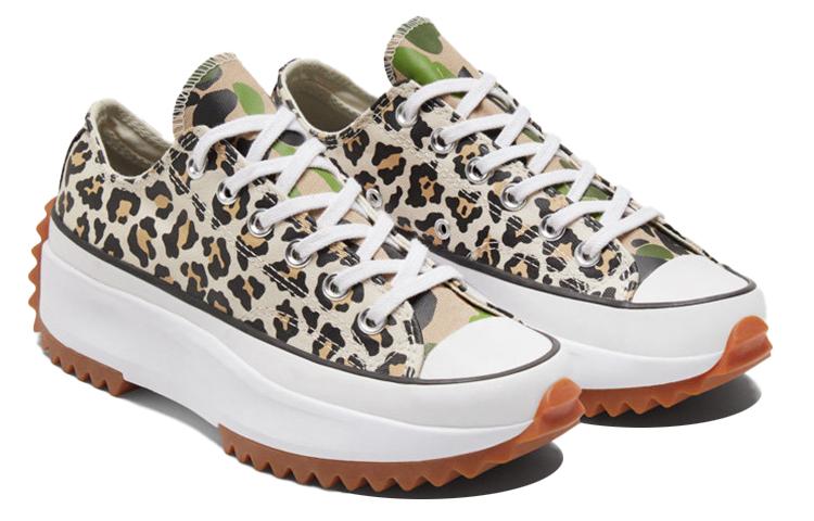 Run Star Converse Hike Low 'Leopard' Damen 170912C