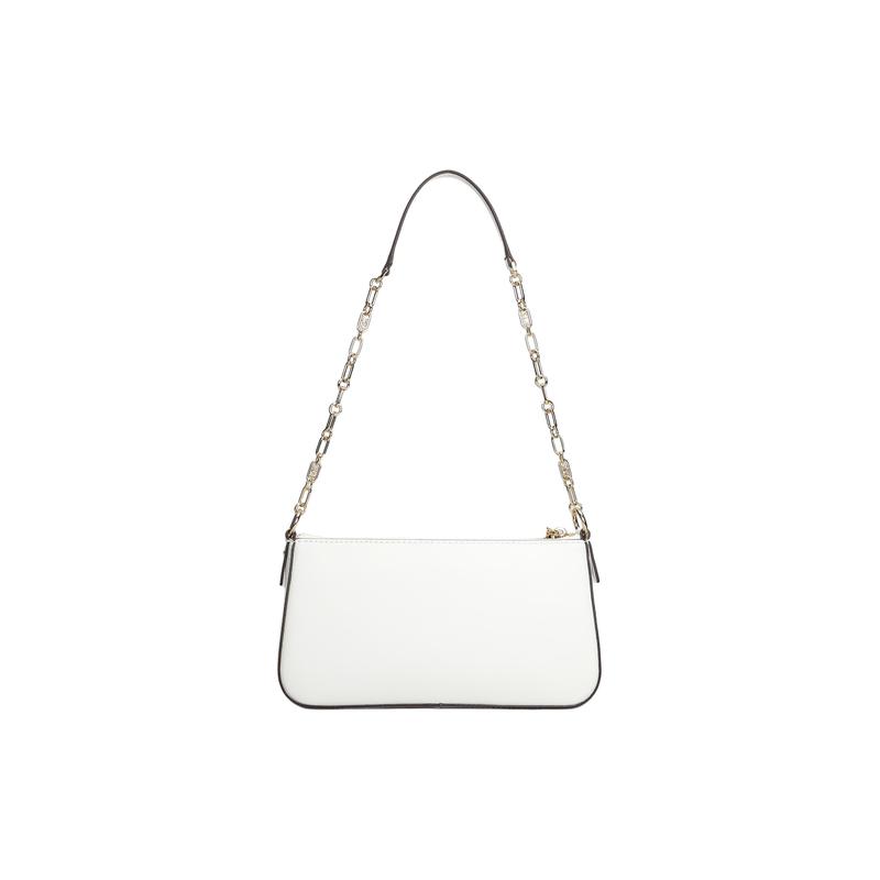 Michael Kors Empire Brand Logo Leather Hand Shoulder Bag Regular Women's White