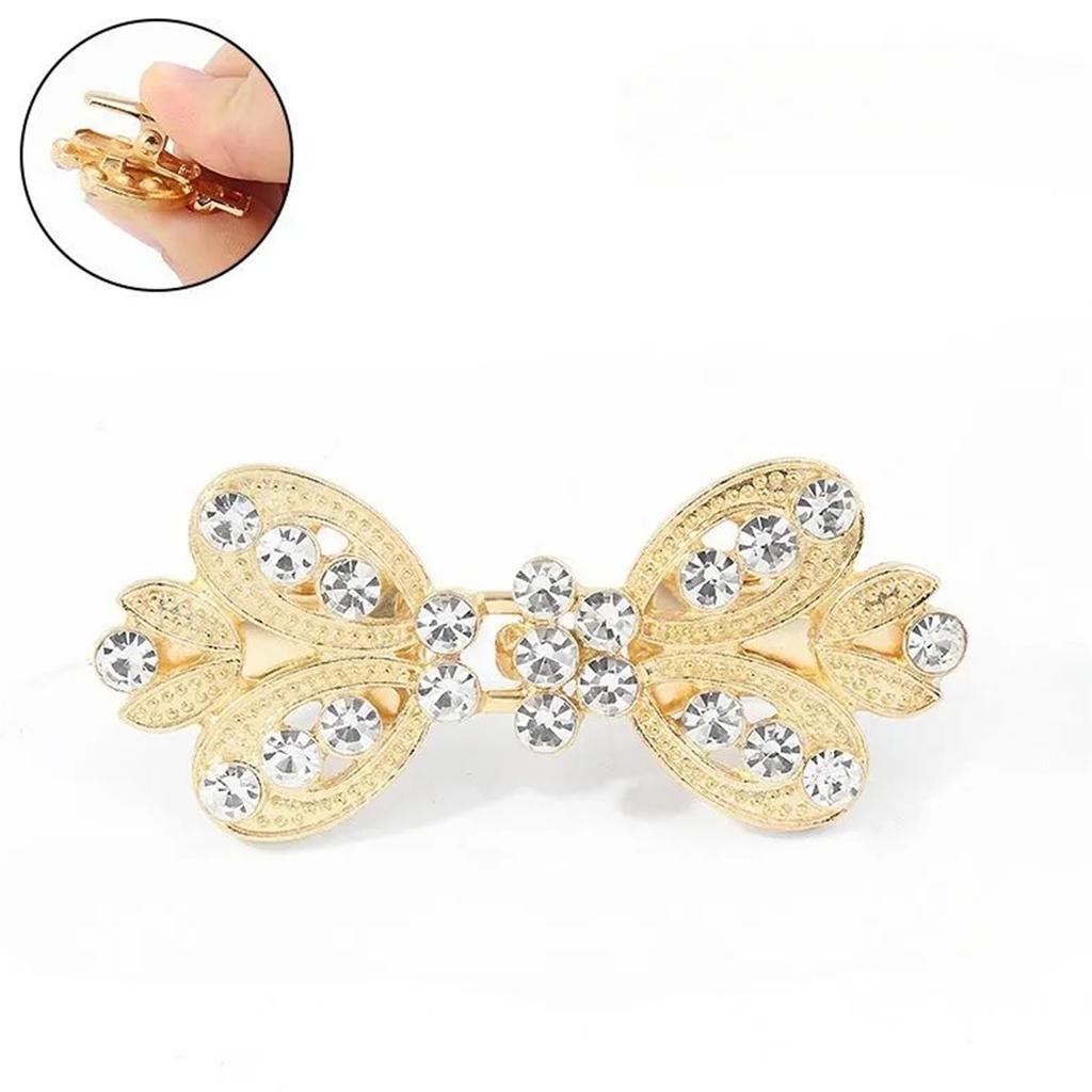 New Rhinestone Sweater Clip With Clip, Alloy Cape Buckle, Collar Clip, Scarf Clip, European And American Waist Clip, Fixed Brooch