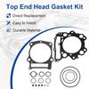 JDMSPEED New Top End Head Gasket Kit Replacement for Rhino 660 2004-2007 Grizzly 660 2002-2008