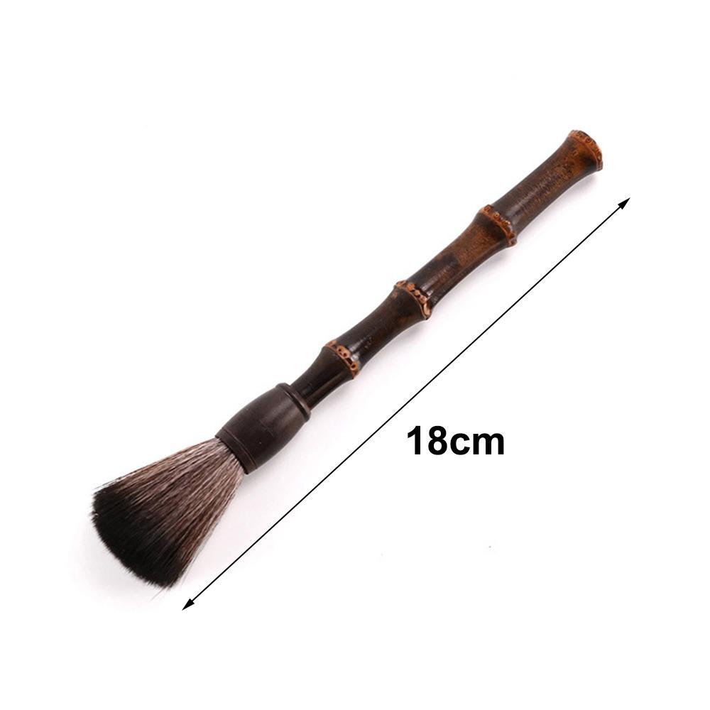 Bamboo Coffee Grinder Cleaning Brush Natural Bristles Vintage Espresso Machine Cleaner Retro Coffee Machine Accessories Cafe Use