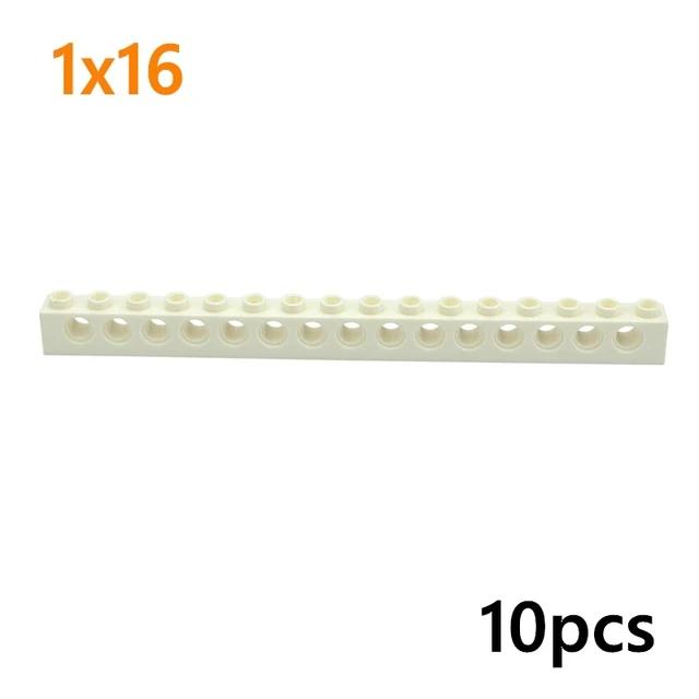 MOC Technical Beam Construction Block Combination Studded Long Beam featuring Hole Thick Blocks Works With 3703 3 3895 2730 3894 3701