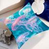 Jellyfishes Pillow Case Pillow Cover Case Square Room Sofa With For Home Use Plush Cute Cushion Cover