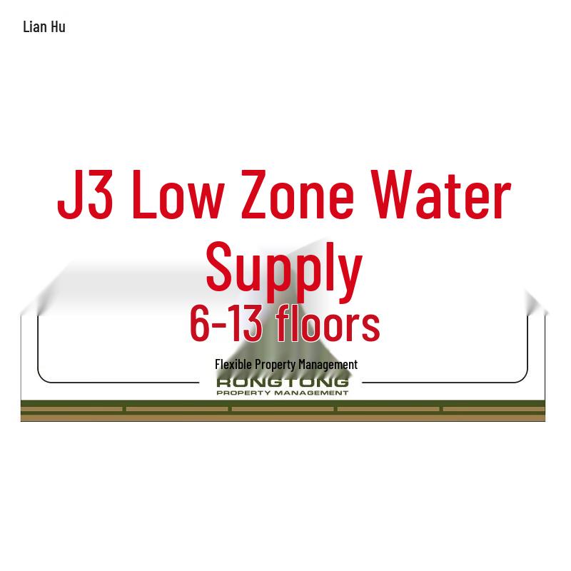 PVC Low Zone Water Supply Warning Sign