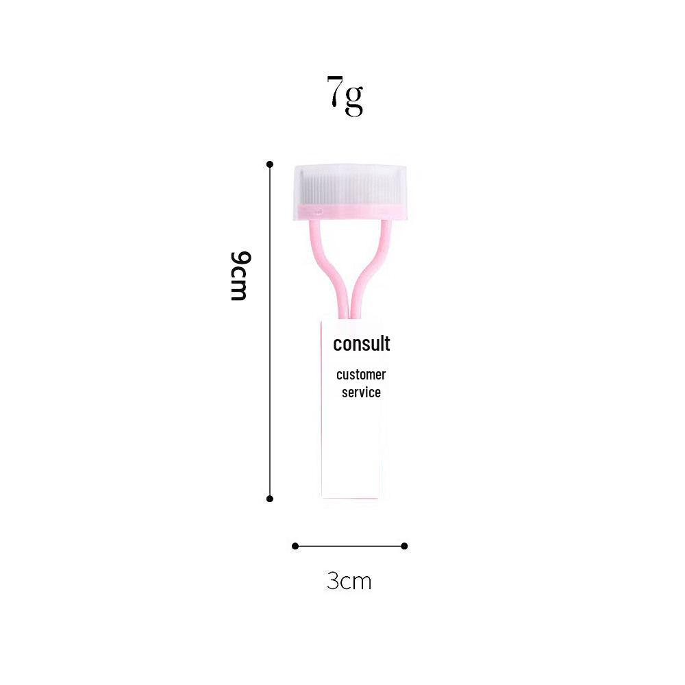 Foldable Semi-Arc Steel Needle Eyelash Comb
