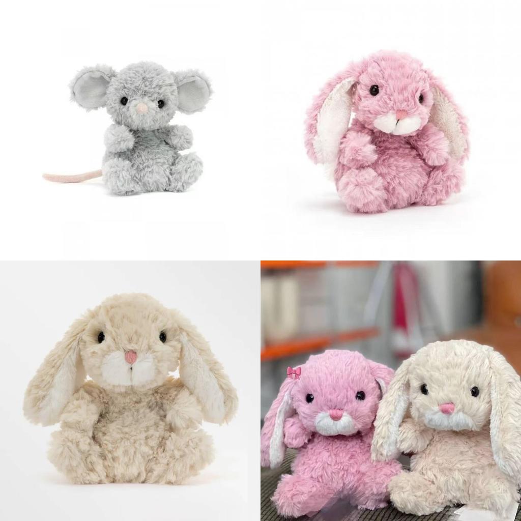 Sweet Mouse Charming Plush Toy Cute Short Plush Animal Decoration For Girl Gift