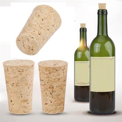 Sealing Cup Tapered Cork Plugs DIY Bottle Stopper New Wooden Wine Corks  Tools Kitchen Accessories