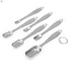 13 Pc Stainless Steel Measuring Cups and Spoons Set Deluxe Premium Stackable Tablespoons Home Tools Kitchen Accessories Portable
