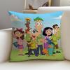 Creative PPhineas and FerbS Cushion Cover Breathable and skinfriendly linen pillowcase square removable and washable cushion