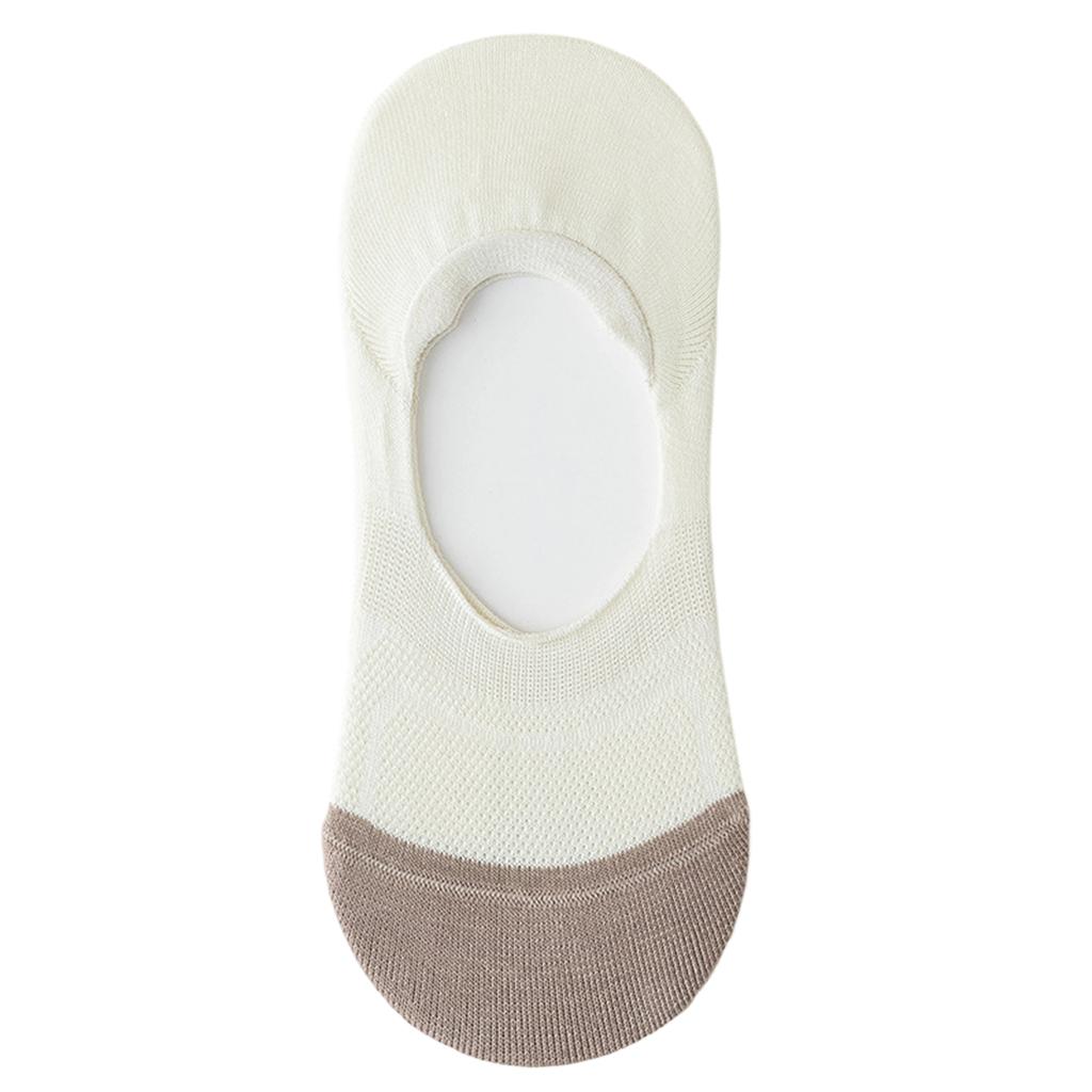 Damen No Show Unsichtbare Socken Dünn Atmungsaktiv Netz Niedrig Geschnitten Rutschfest Socken für Loafer Flats und Sneaker