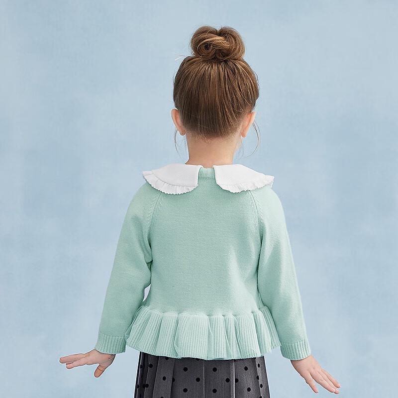 Deesha Girls  Patchwork Knit Cardigan 130