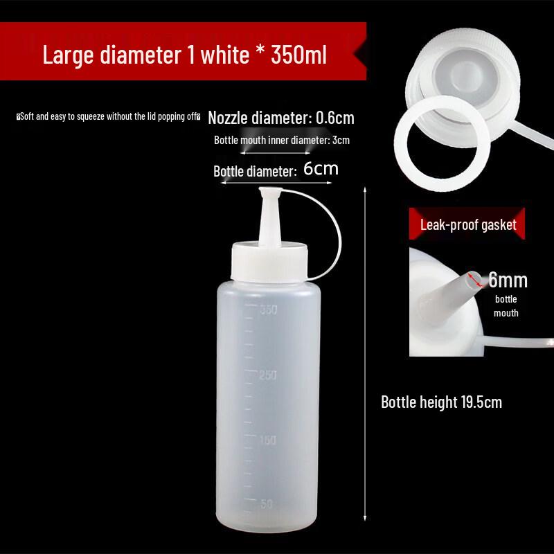 ZISIZ Thickened Commercial Plastic Squeeze Sauce Bottle