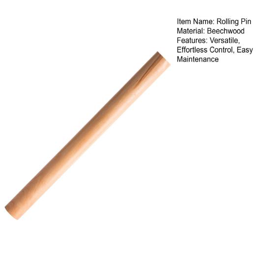 Rolling Pin Ergonomic Design Beech Wood Rolling Pin for Dough Pastry Baking Dumpling Noodle Maker Kitchen Tool