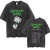 New Arrival Mens Clothes Tee Shirt Homme Graphic TShirts Men Tshirt for Men Ropa Hombre Washed Vintage Punk Band Green Day