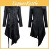 Elegant Gothic Swallow-tail Coat For Men Perfect Cosplay Costume Halloween Uniform