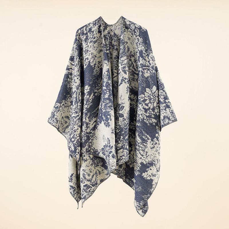 Imitation Cashmere Women Scarf Autumn Winter Floral Warm Femme Wrap Blanket Capa Para Mujer Pashmina Shawls Poncho Echarpe Hiver