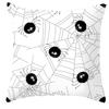 New Halloween Cushion Cover Home Gift Sofa Cushion Peach Leather Velvet Car Bedside Pillow Cover