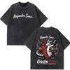 Singer Alejandro Sanz Tour Print Vintage Washed T Shirt Men Women Fashion T-shirt Loose Cotton Gothic Punk T-shirts