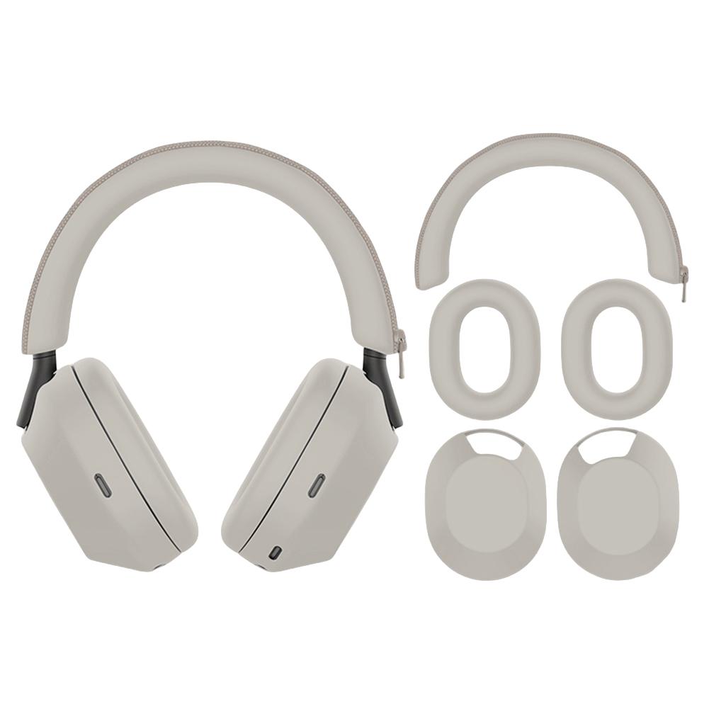 Headphone Case Headphone Protective Case Silicone Earphone Protector Soft Earpad Covers for Sony WH-1000XM5 Headphones