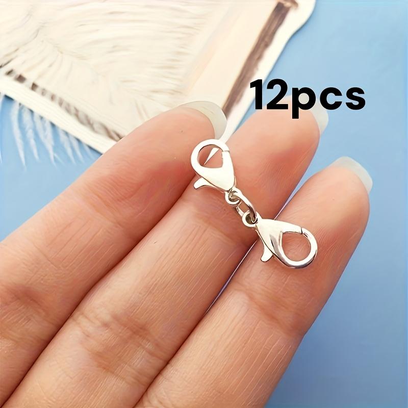 

12MM Double End Lobster Clasp Pack (12Pcs), Jewelry Making Clasps for Bracelets & Necklaces