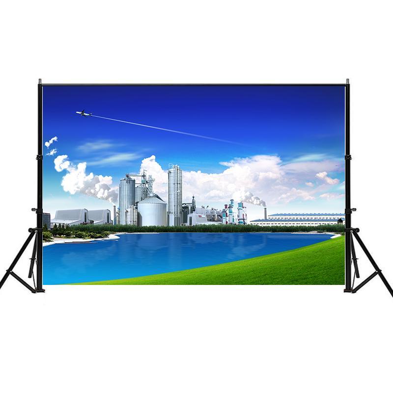 Landscape Backdrop with Blue Sky&White Clouds for Events,Parties,Studio Shoots,Outdoor Celebrations,Live Streaming