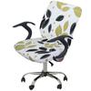 2pcs/set Split Office Chair Cover Stretch Lift Computer Armchair Slipcover Rotating Stool Seat Protector Removable