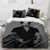 Movie Poster Cool Johnny Depp Bedding Set Single/Full/Queen Size 3D Print Duvet Cover Bedroom Decor Soft Set Home Textileextile