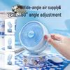 2026 Portable Cartoon USB Desktop Fan: Strong Wind & Rechargeable