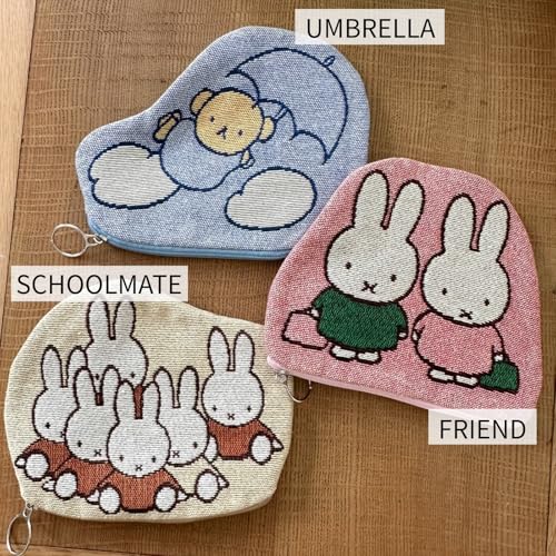 Dick Bruna Miffy Jacquard Die-Cut Pouch, Makeup Pouch, Accessory Case, Cosmetics, Accessories, Cute, FRIEND