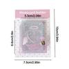 32 Clear Pockets Mini Photo Album Shining Star Keychain Kpop Card Binder Cute Photo Storage Album