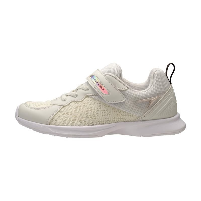 Shunsoku Athletic LEJ Ivory White Cm Sneakers, Shoes, Kids, Girls, Lightweight, 16-25cm, 2E, 8240, Sole, 18.5