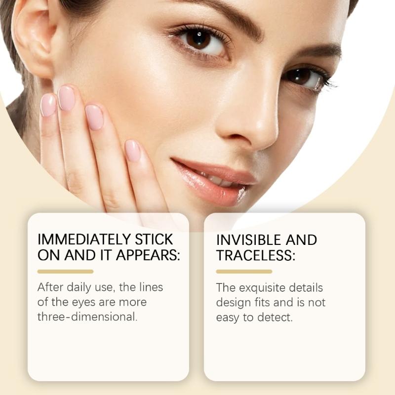Seamless Double Eyelid Strips With Airflow Materials Not Adhesive Needed For Sensitives Skin Daily Use
