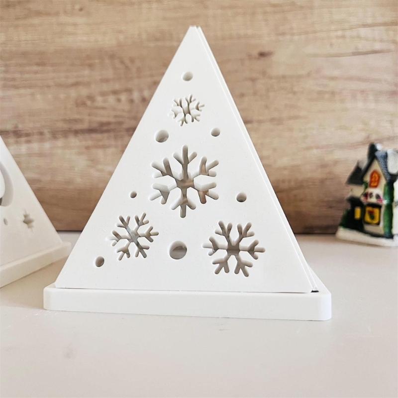 3D Candlestick Silicone Mold Pyramid Shaped Candle Base Mold Gypsum Candle Holder Epoxy Mould Home Decorations Mould