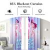 2 Bucăți Perdele Blackout Imprimate K-Pop Demon Hunters Potrivite Pentru Dormitor Sufragerie Birou Baie Decor Mașină Lavabile