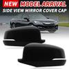 Primed White/Glossy Black Rearview Mirror Housing Cover Cap W/Turn Signal For Honda Accord 2013 2014 2015 2016 2017 US Model