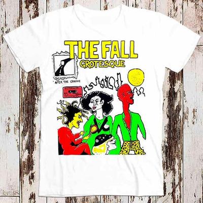 The Fall Music Band 80s Grotesque Punk Best Seller T Shirt Music Retro Top Tee Gift Cool Unisex 8645