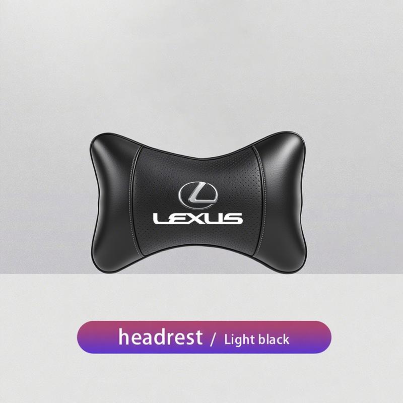 lexus Car Seat Headrest Auto Logo Neck Pillow Accessories For Lexus F SPORT ES RX NX LS UX LM LX GX LC RZ IS CT GS RC HS SC LBX