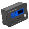 Digital Battery Monitor LCD Screen DC 8 to 30V USB Type C Port Battery Capacity Voltage Meter for