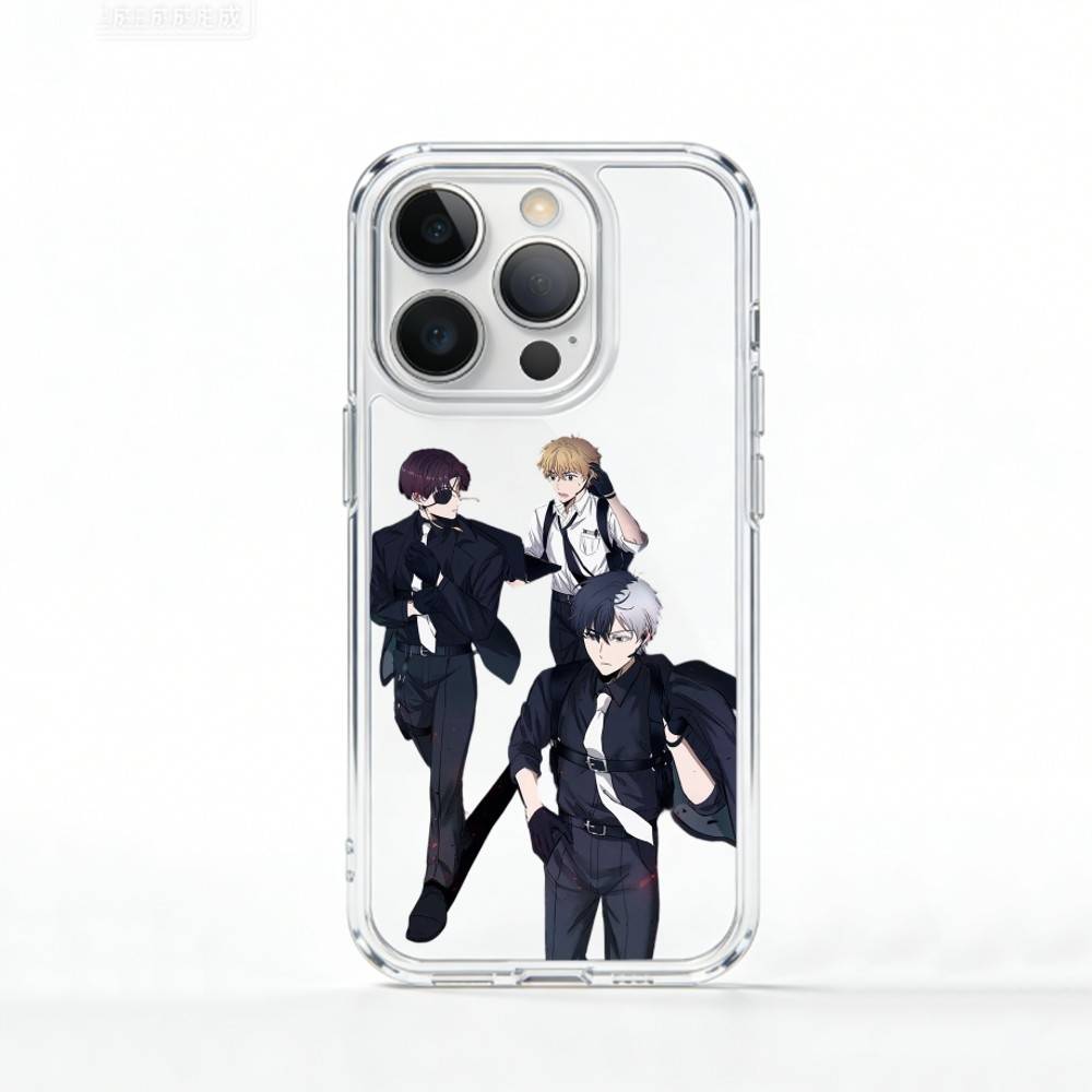 Anime W-Wind B-Breaker    Phone Case For iPhone 17 16 15 14 13 12 11 Mini Pro Max Plus Transparent Cover