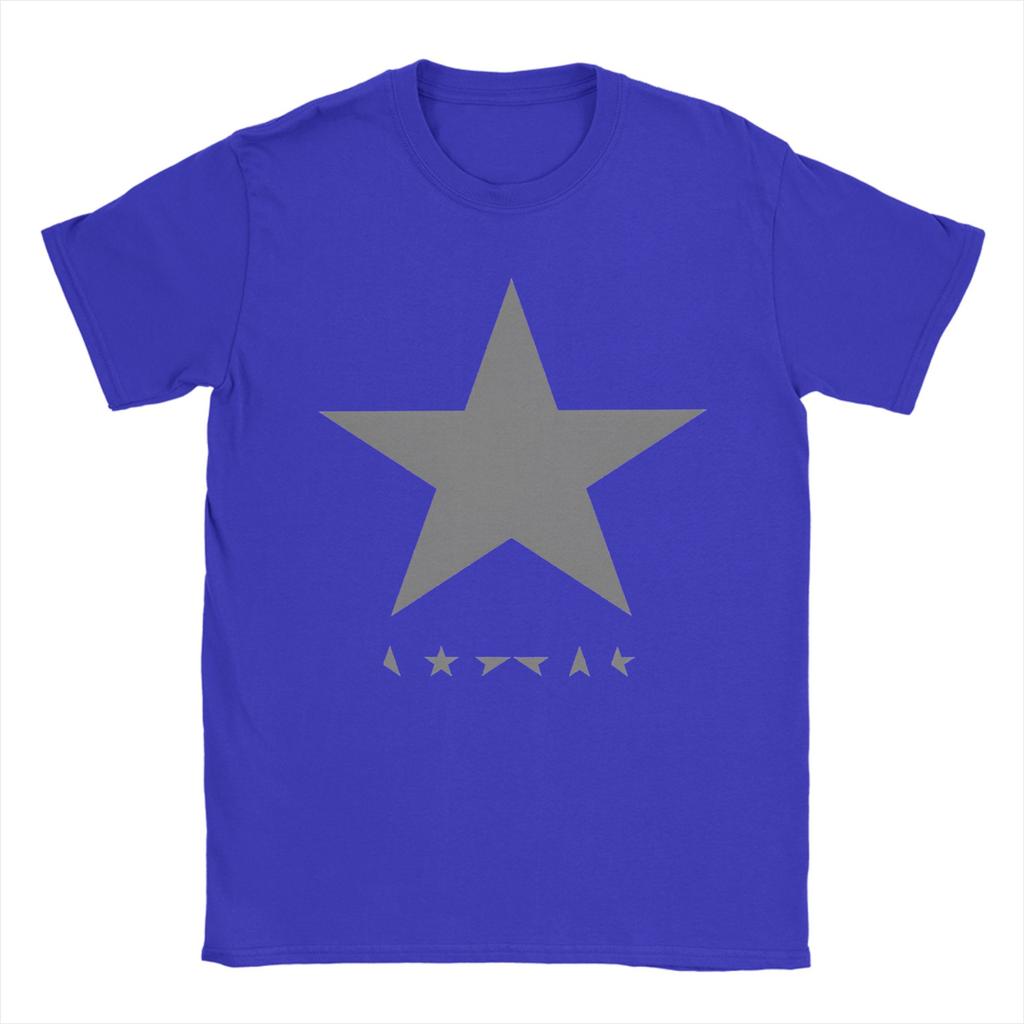 Unisex Ddavid Bbowied Blackstar T Shirt Pure Cotton Clothes Crazy Short Sleeve Crew Neck Tee Shirt Summer TShirts