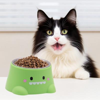 Ciotola per Gatti ad Altezza Regolabile, Ciotola per Bere con Protezione per le Vertebre Cervicali, Ciotola per Riso per Gatti, Ciotola per Cibo per Gatti, Utensili per Cibo per Animali Domestici, Ciotola per Cani, Ciotola per Acqua