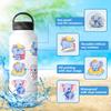 50 Cartoon Cute Elephant Family Stickers TIKTOK New Children's Painted Animal Elephant Graffiti Stickers