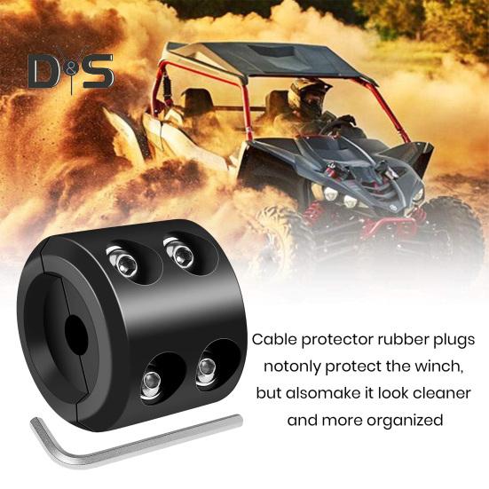 Winch Cable Hook Stopper Universal Compatibility Easy Installation Reliable Shock Absorbent Rubber Cord Plug Car Protector