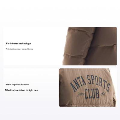 Série Lifestyle Rétro Imperméable Col Montant Décontracté Lettre Manches Longues Doudoune Homme Vêtements d'Extérieur Hengli-Wood 152448907-3