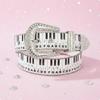 Women Belt Y2K Rhinestone Piano Buckle Metal