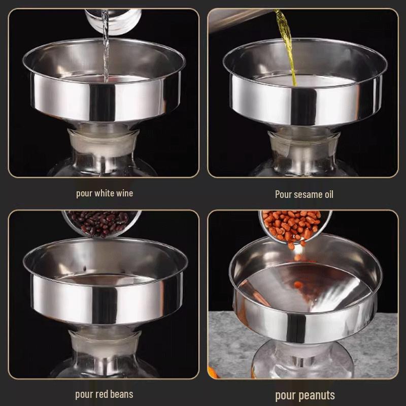 Thickened Stainless Steel Filter Funnel